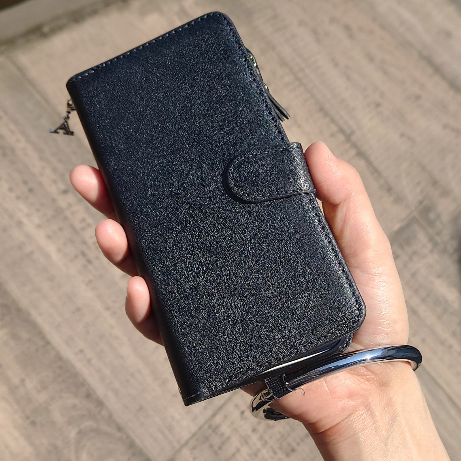 ダイキャストカラビナ 特大 φ6.5×83mm 丸線丸型 シルバー【在庫限り】