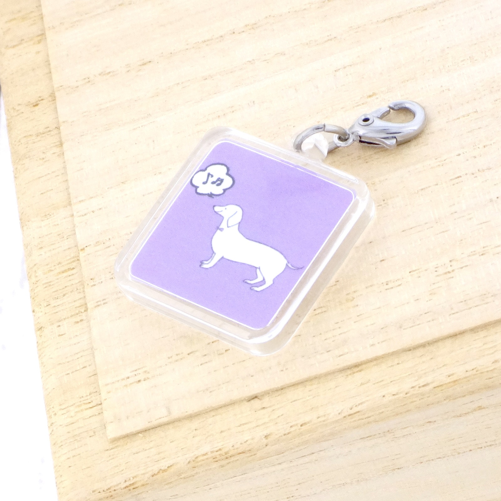 ハメパチ 正方形 KK22×22 カニカンフック付き （CAF-K22A）｜パーツ