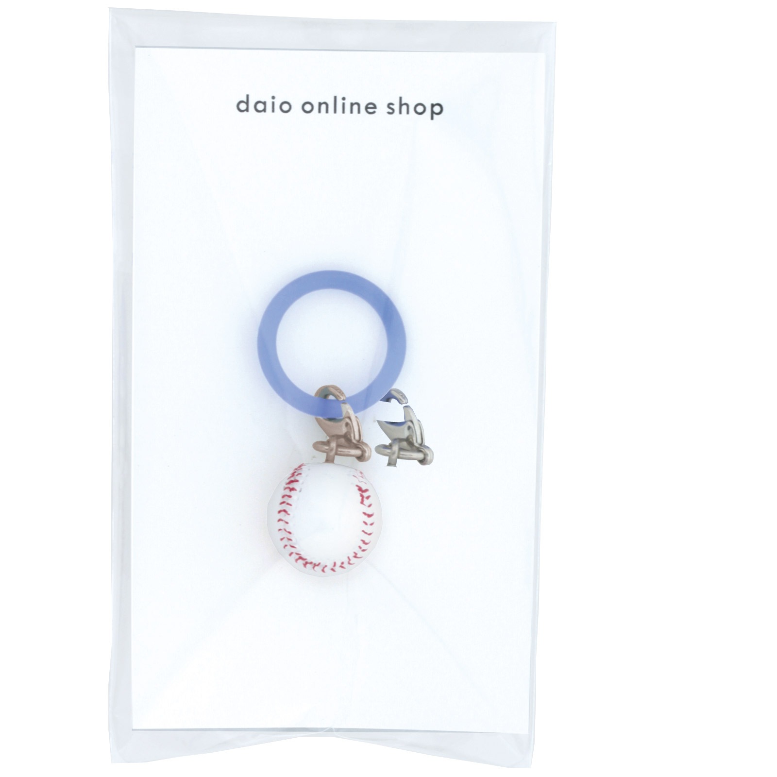 アンブレラマーカー 持ち手タイプ 野球ボールチャーム ドジャーブルー