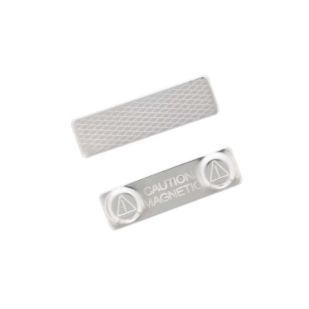 【最終日限定】電力館 マグネット 2個 ＆ ピンバッジのセット マグネットバッジ 角型 45mm×13mm｜パーツ材料の通販 大王製作所