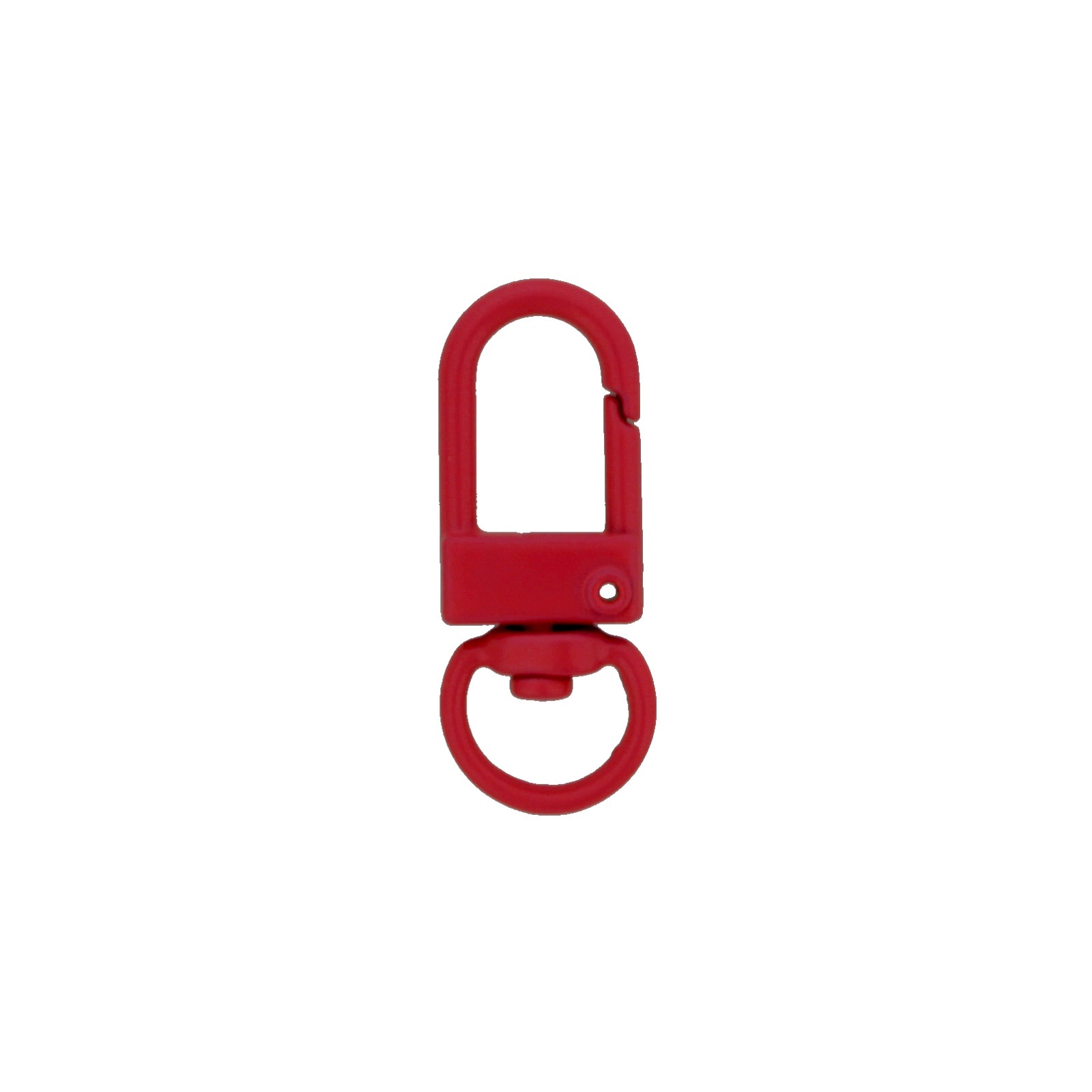 カラーフック スナップフック S18-9mm（全長32mm） レッド【数量限定】