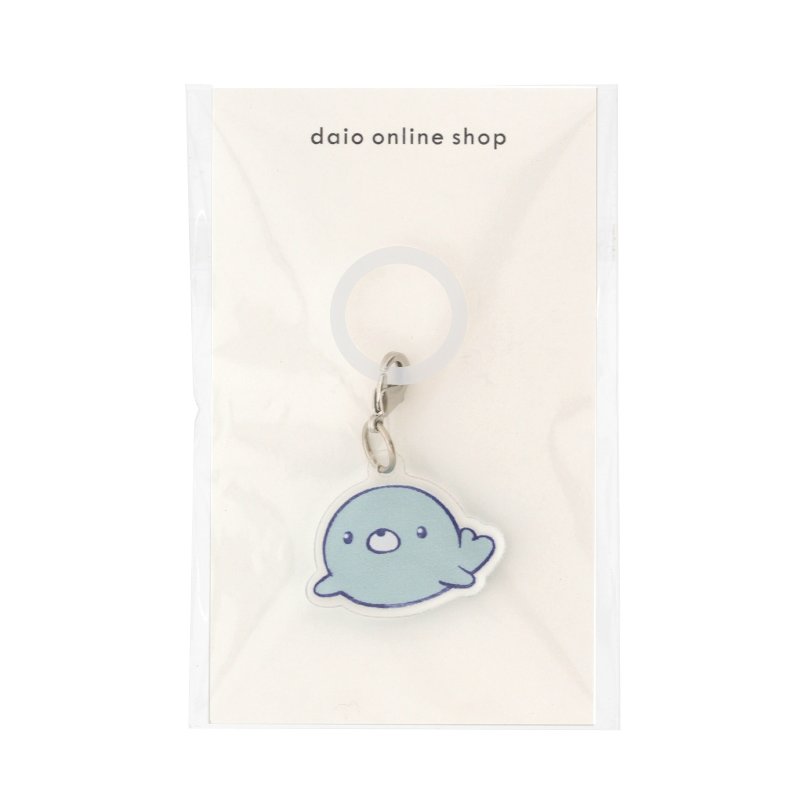 【大王製作所オリジナル】 アンブレラマーカー 持ち手タイプ アザラシ ポップ 水族館 アニマルチャーム 台紙OPP袋入り