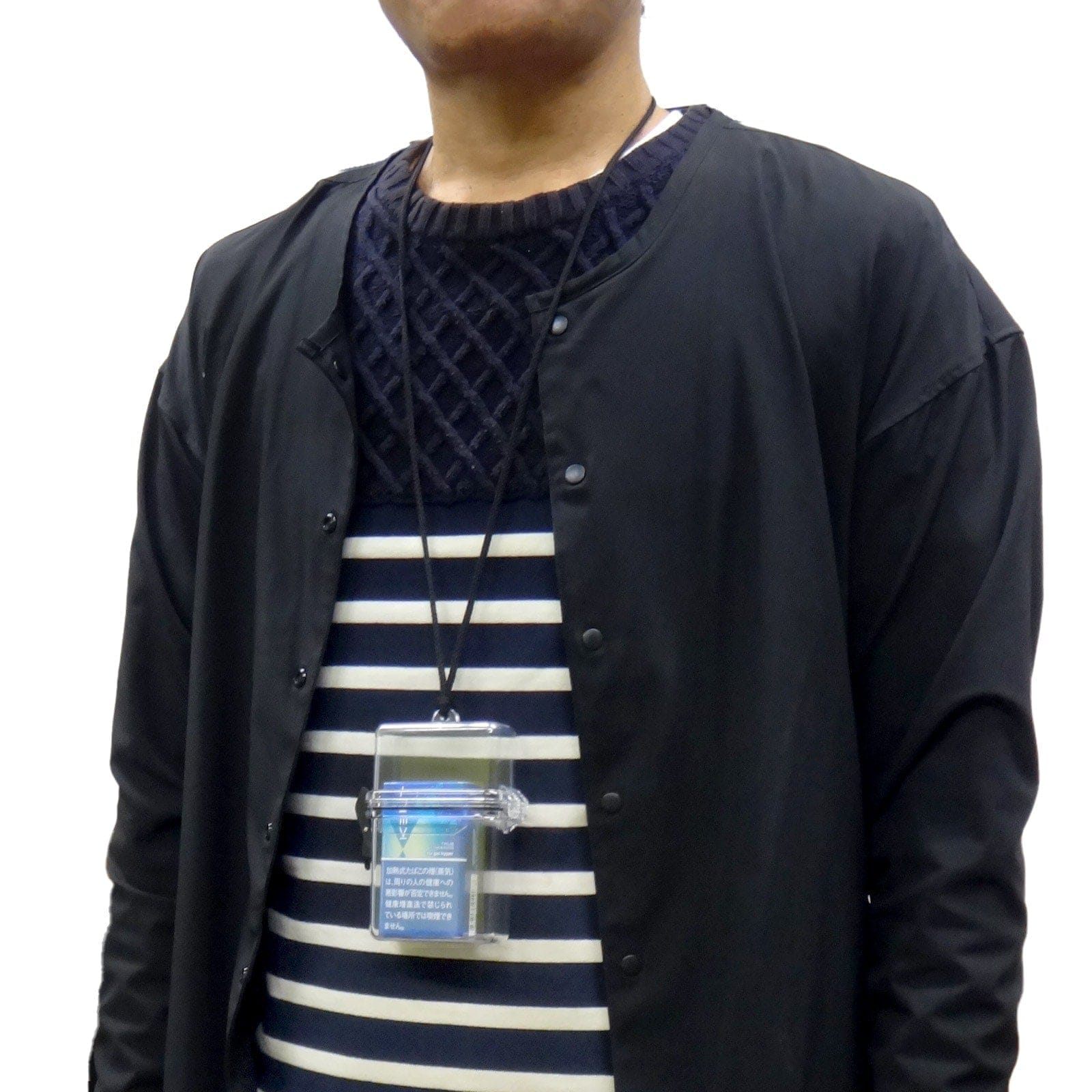 スケルトンケース シガレット クリアケース 簡易防水 クリアブルー 【新デザイン】