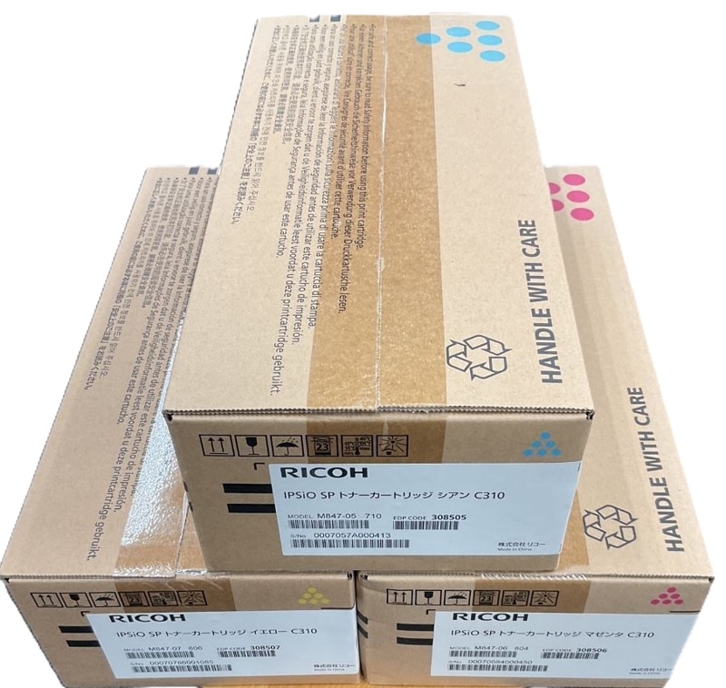 RICOH トナーカートリッジ c310 未使用 シアン イエロー マゼンタ