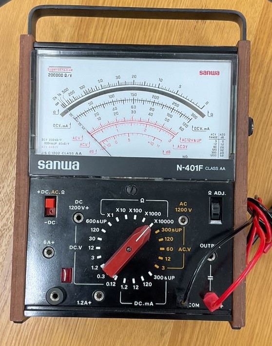 SANWA サンワ N-401F アナログテスター 動作確認済