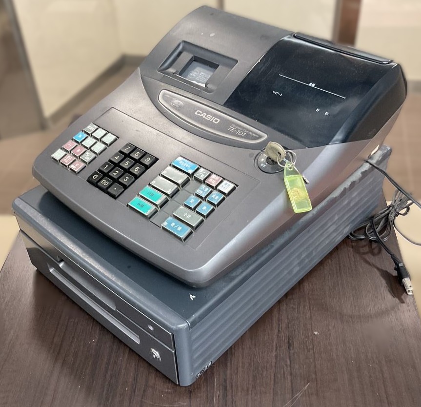 レジスター CASIO TE-101 カシオ ジャンク品 レジスター CASIO TE-101 カシオ ジャンク品
