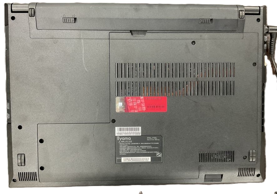 iiyama イイヤマ NJ50AU ノートパソコン Core i3 メモリ640KB 通電確認済