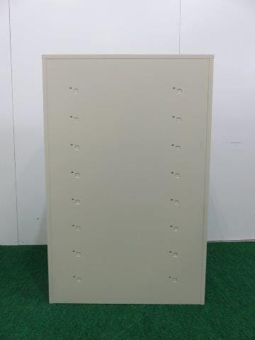 古いキャビネット AP-354HC 宮成製作所 A4用ハイタイプ 3列浅型18段 シリンダー錠