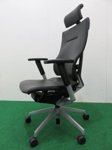 ITOKI�������ե���������/�ϥ��Хå�ɪ�աʥ��ԡ��ʥ����� KE-727LE-Z5T1�ˡ��֥�å���W680��D665��H1190��1386��SH435��551mm