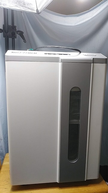 中古オフィス家具 明光商会 MSシュレッダー MSQ-77MCM ワン