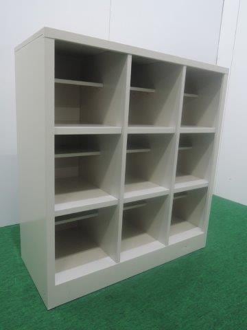 中古 店舗用品 18人用 靴箱・下駄箱 サイズ(W1000x D400 x H1845)