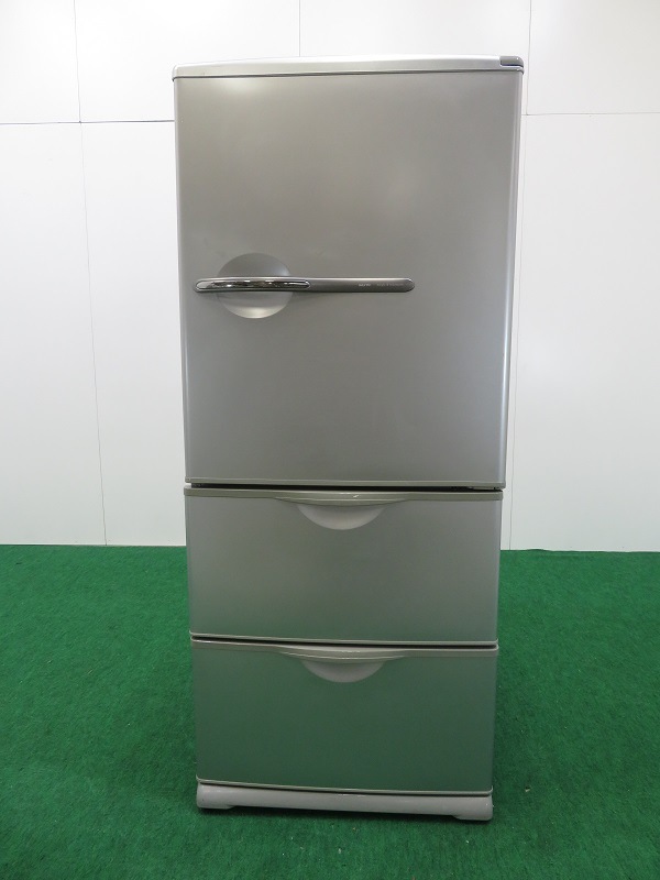 リサイクルサービス八光】2008年製 サンヨー 255L 3ドア冷蔵庫 SR-261P(S)