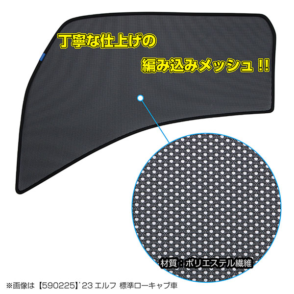 590211　トラック用品　エコネット　ECOネット　虫除け/遮光用　いすゞ23フォワード/07フォワード　23エルフ/07エルフ標準ハイキャブ車/ワイド車　　1台分