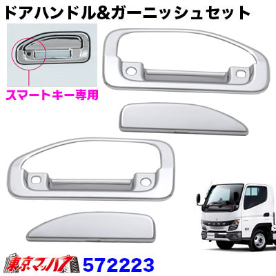 ドアハンドルガーニッシュ　’20キャンター　スマートキー仕様車用