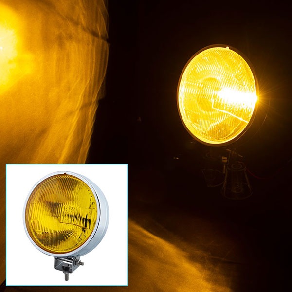 526596 丸型ハロゲンランプ 185Φフォグランプ イエロー 24V/70W H3