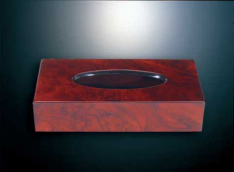 ティッシュボックス　ウォールナット