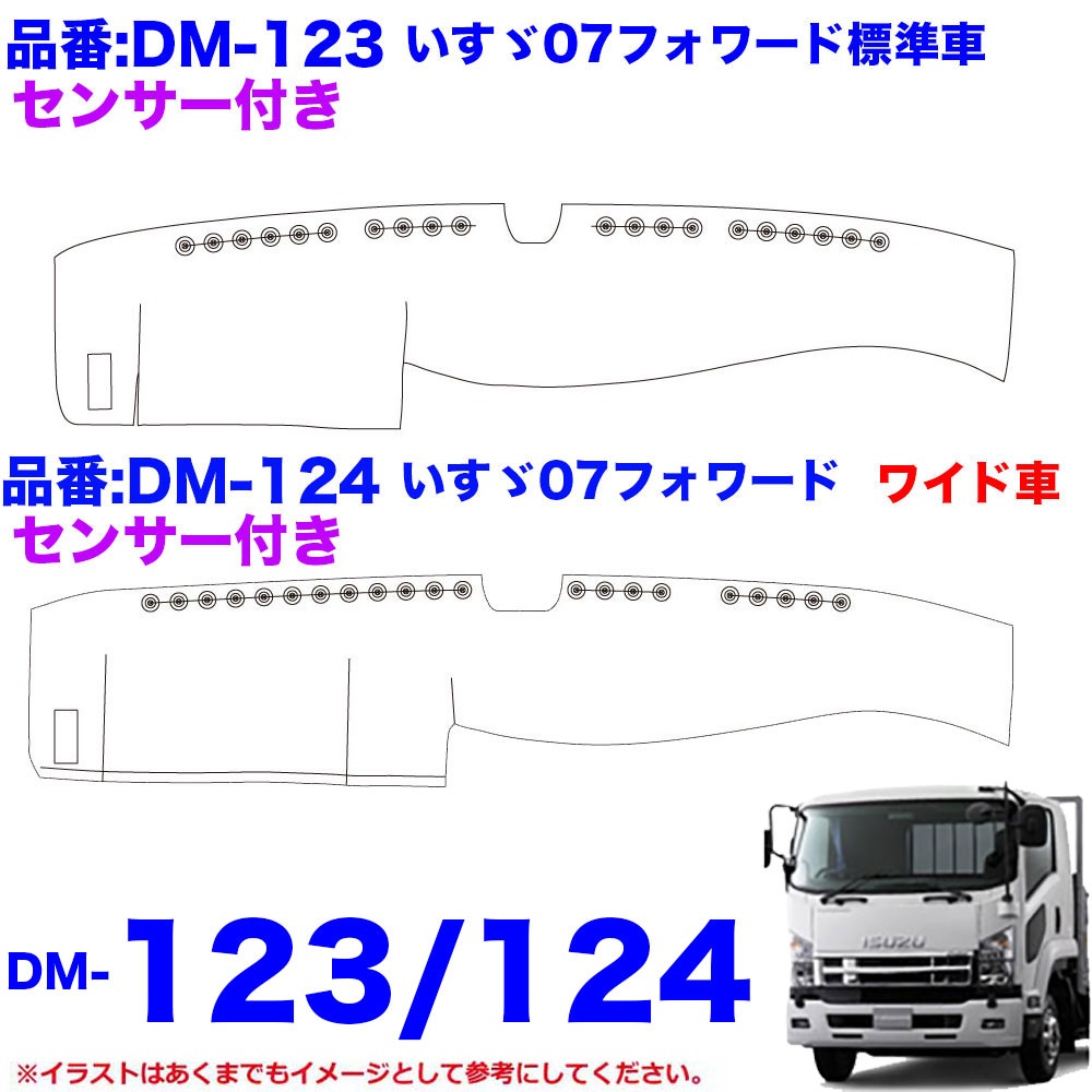 DM-SG-I-4　ダッシュマット 真月光【いすゞ4t】23フォワード 07フォワード 320フォワード