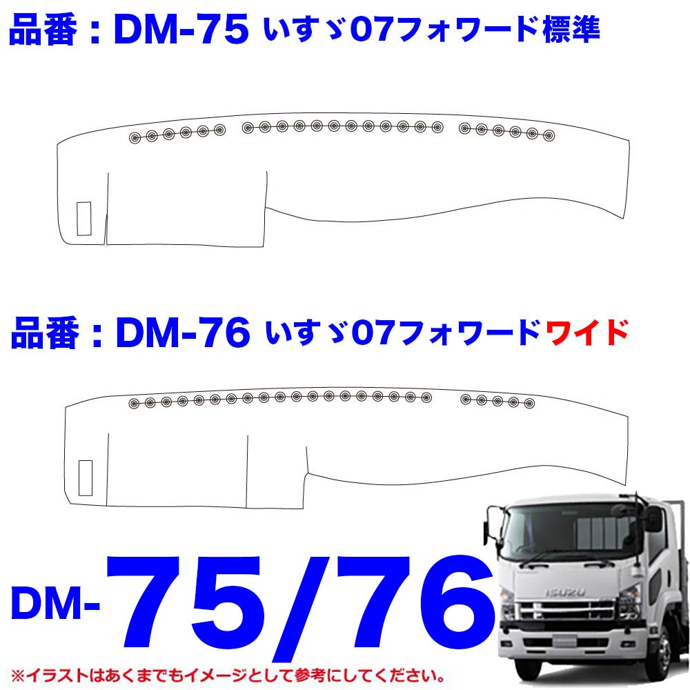 DM-SG-I-4　ダッシュマット 真月光【いすゞ4t】23フォワード 07フォワード 320フォワード