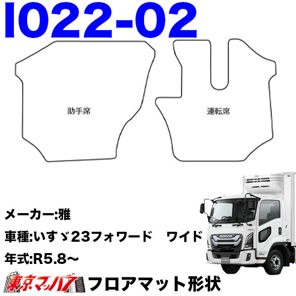 FM-SG-I-4　フロアマット　真月光【いすゞ4t】23フォワード 07フォワード 320フォワード　8S