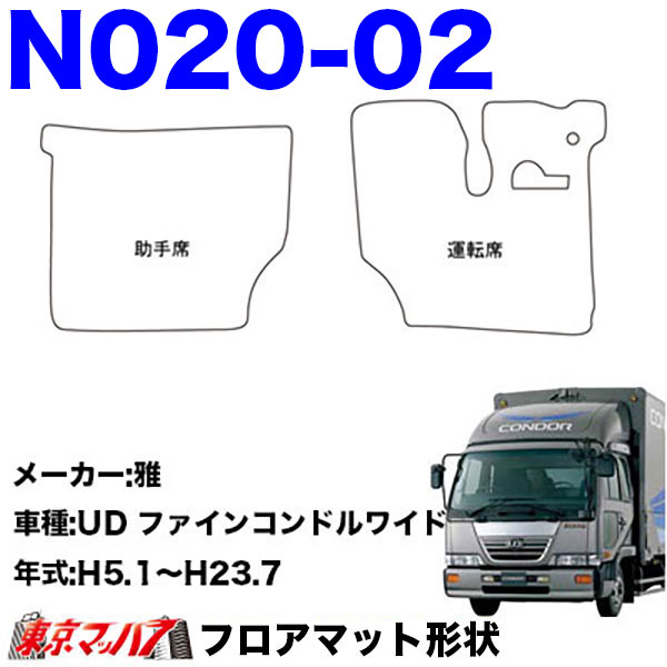 FM-SG-UD-4　フロアマット　真月光【UD4t】フレンズコンドル　8S