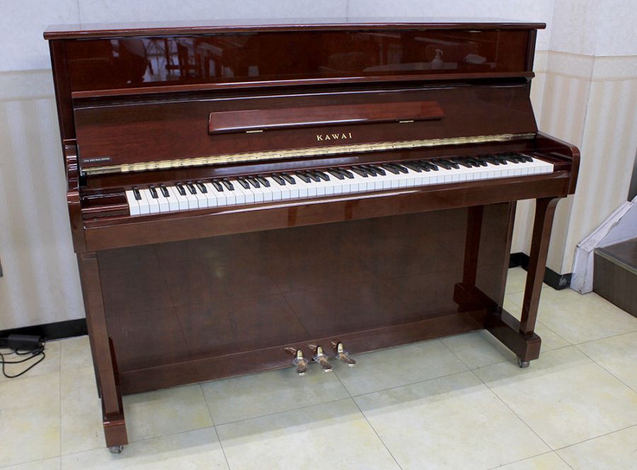【中古品】　カワイ アップライトピアノ CS14M #2506589 【木目ピアノ】