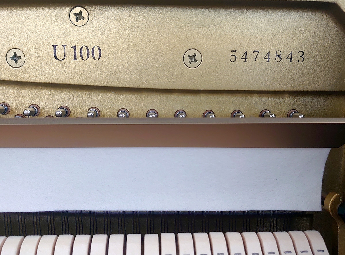 ヤマハ アップライトピアノ U100 #5474843 【中古品】|ピアノパワー ヤマハ アップライトピアノ U100 #5474843 【中古品】|ピアノパワー