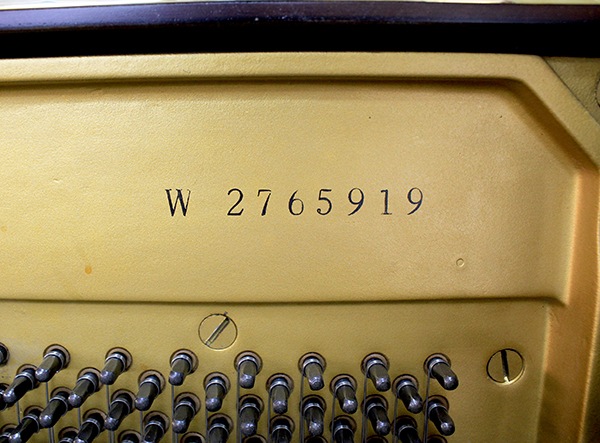 【中古品】 ヤマハ アップライトピアノ W102 #2765919 【木目ピアノ】