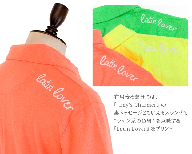 ネオンカラーパイルポロ Jimy S Charmer ジミーズチャーマー Ajc 原宿のアクセサリー通販 エクスポジション Exposition