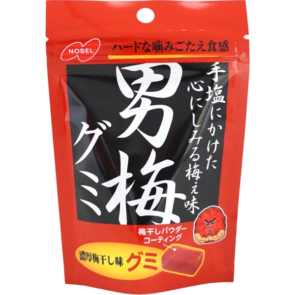 150円 ノーベル 38g男梅グミ [1箱 6個入]