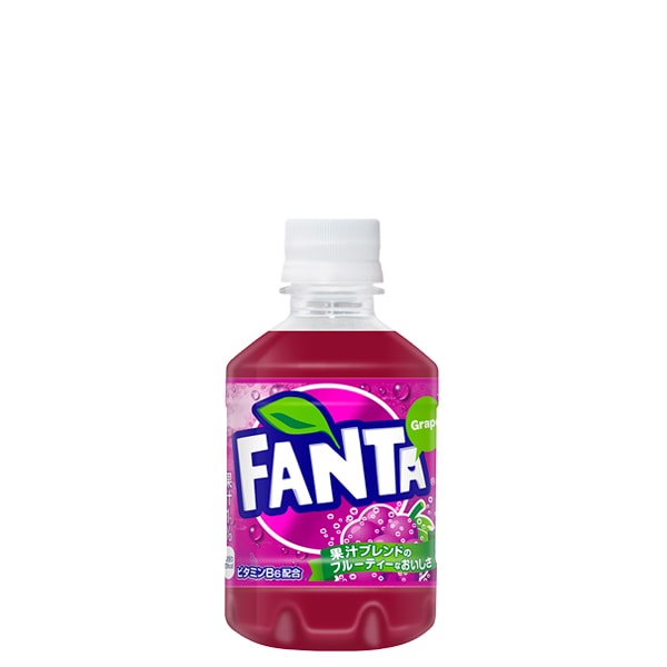 【2ケースセット】ファンタグレープ 280mlPET×48本