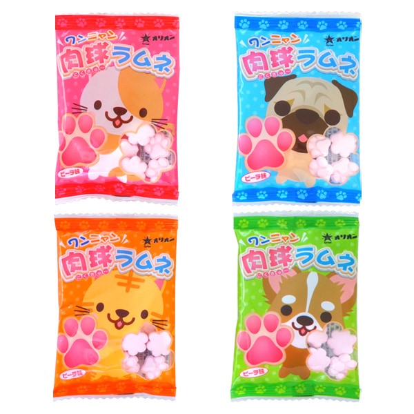 30円　オリオン　ワンニャン　肉球ラムネ　[1箱 30個入]