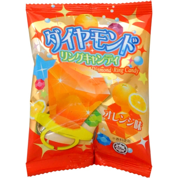 40円 やおきん ダイヤモンドリングキャンディ [1箱 24個入]：駄菓子,お