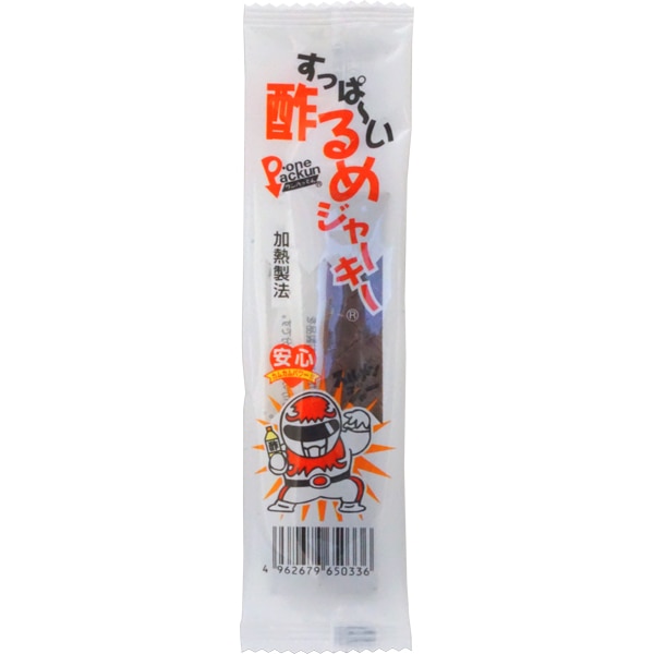 30円 タクマ すっぱ～い酢るめジャーキー [1箱 50枚入]