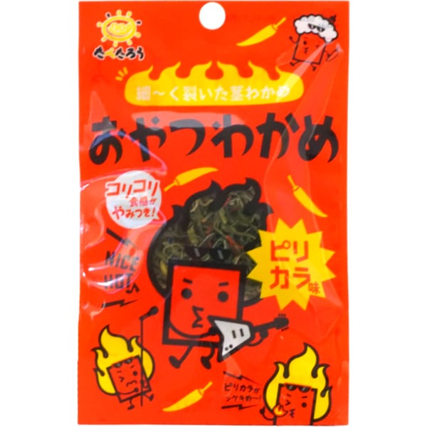 130円 前島 7gおやつわかめ 梅味 [1箱 10個入]：駄菓子,お菓子の