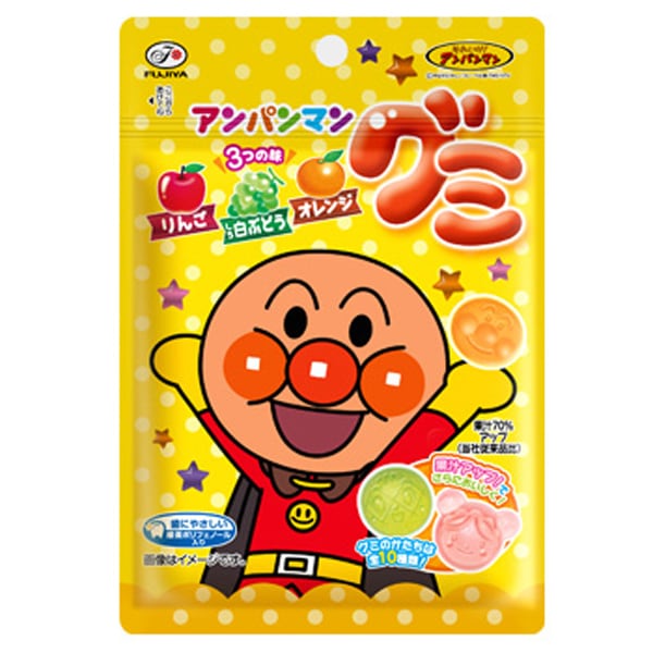 130円 不二家 50gアンパンマングミ [1箱 10個入]