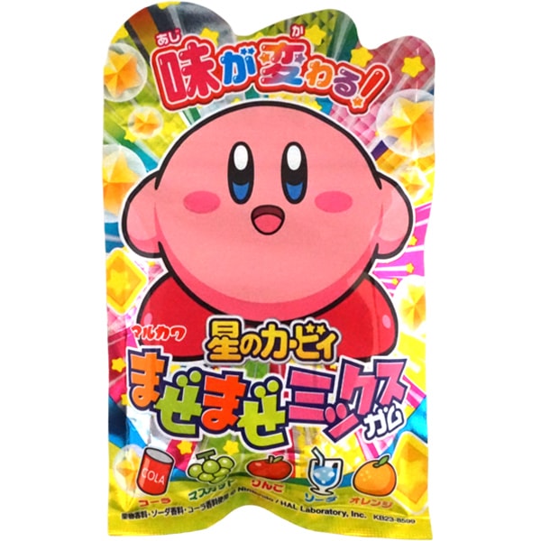 120円 マルカワ 星のカービィまぜまぜミックスガム [1箱 10個入]