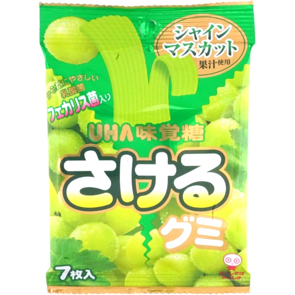 順慧　はぐくみ７箱 味覚糖 さけるグミ シャインマスカット [1箱 10個入]：駄菓子,お菓子の