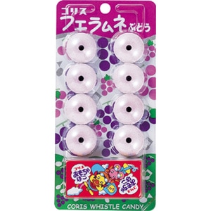 70円 コリス フエラムネ ぶどう 8個入 [1箱 20個入]