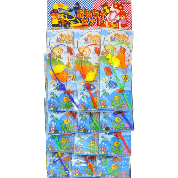 60円 ベル わくわく魚つりセット [1枚 12付]