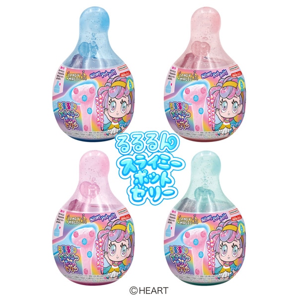 250円 ハート るるるんスライミーポットゼリー [1箱 6個入]