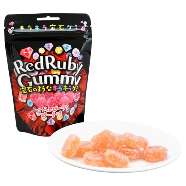 ベストブロス レッドルビーグミ ピーチ味 [1箱 10個入]