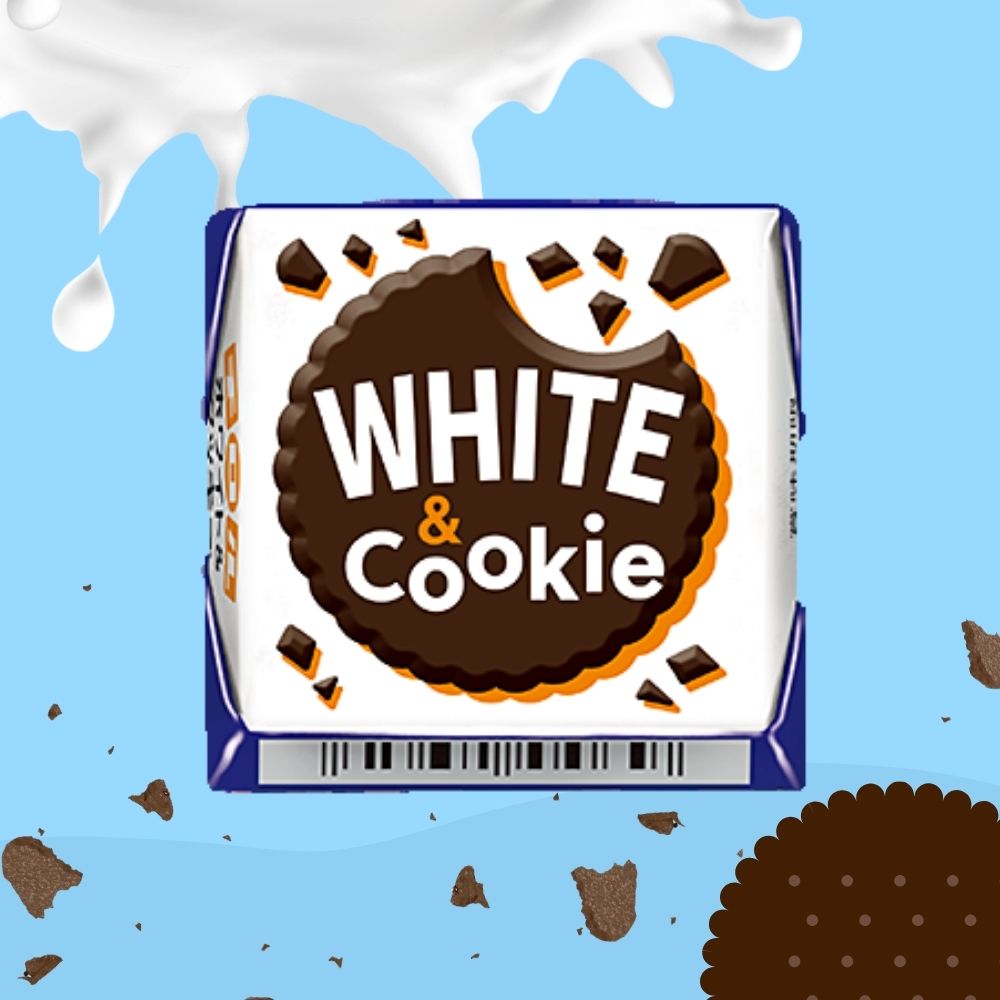 チロルチョコホワイトクッキー [1箱 30個入]：駄菓子,お菓子の通販｜卸