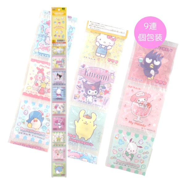 100円 コリス 9個サンリオキャラクターズつりさげラムネ [1箱 20個入]