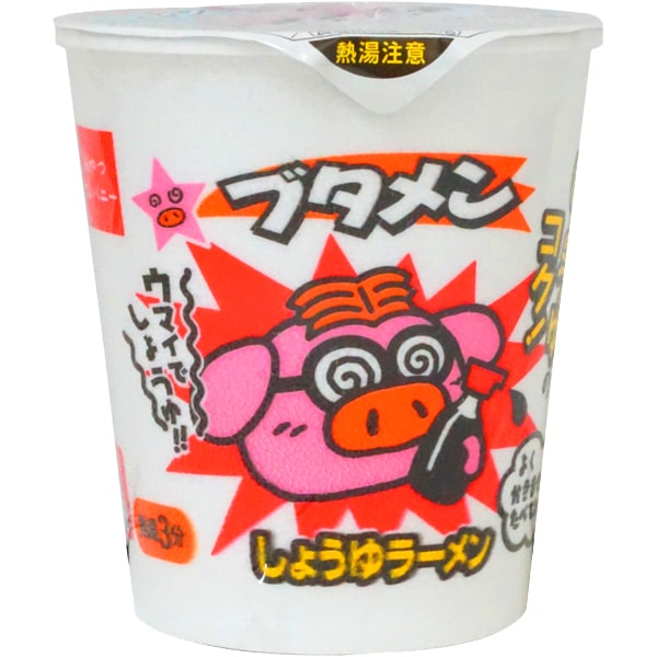 98円 おやつカンパニー ブタメン しょうゆラーメン [1箱 15個入]