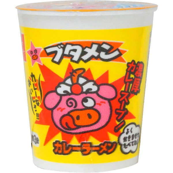 98円 おやつカンパニー ブタメン カレーラーメン [1箱 15個入]
