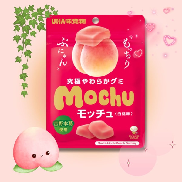 140円 味覚糖 モッチュ 白桃味 [1箱 10個入]