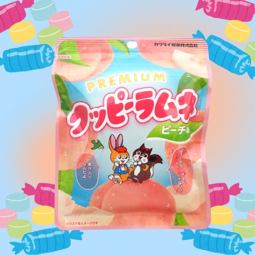 30gプレミアムクッピーラムネ ピーチ味 [1袋 10個入]