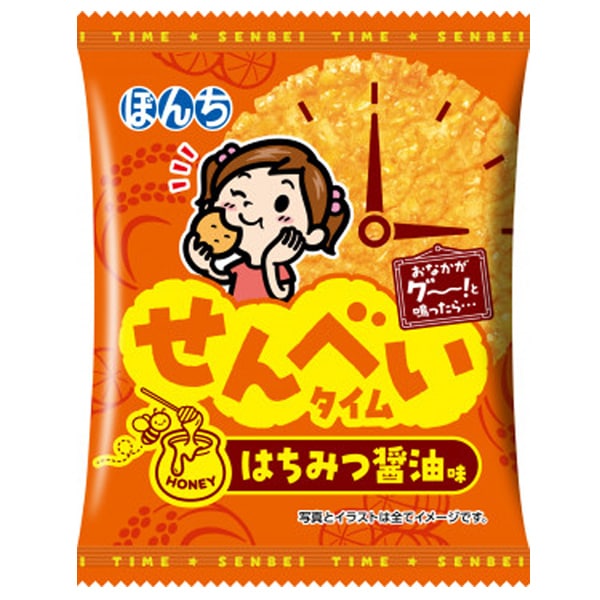 55円 ぼんち 1枚せんべいタイム はちみつ醤油 [1箱 20個入]