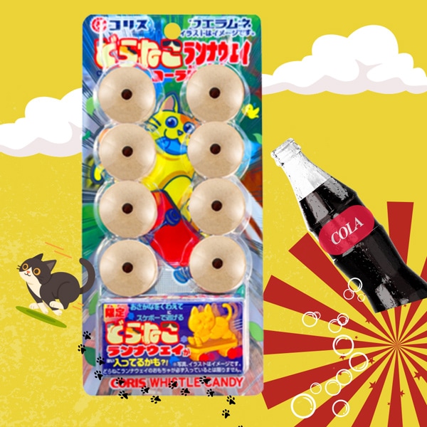 80円 コリス フエラムネ どらねこランナウェイ [1箱 20個入]