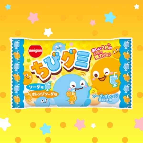 40円 メイチュー ちびグミ ソーダ味&オレンジソーダ味 [1箱 20個入]